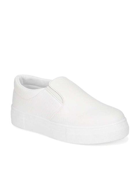 truffle collection women's white casual shoes