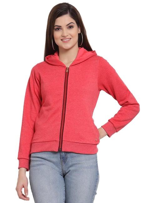 juelle coral hooded sweatshirt