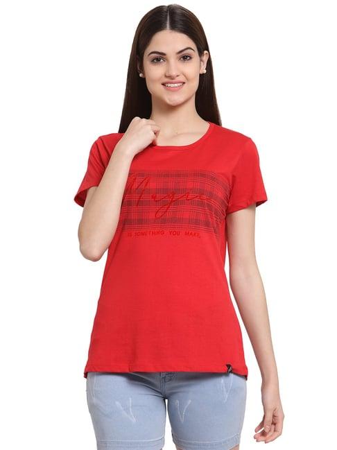 juelle red  crew t-shirt