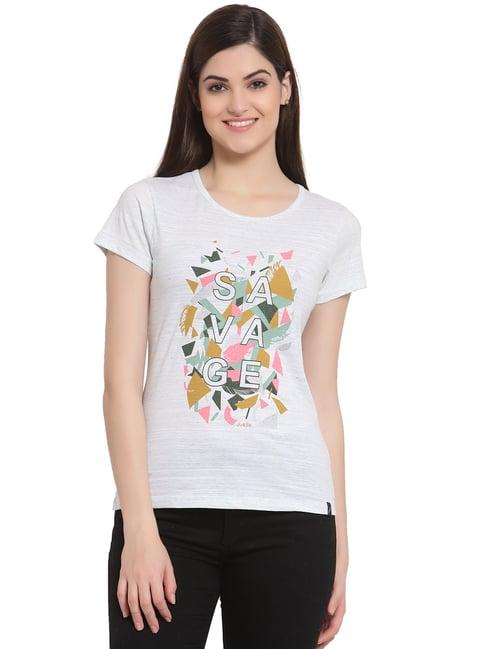 juelle off white printed crew t-shirt