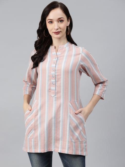 ayaany multicolor striped top