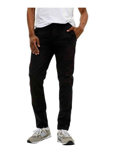 american eagle outfitters black slim fit chinos