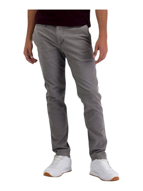 american eagle outfitters grey slim fit chinos