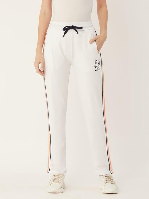 edrio white track pants