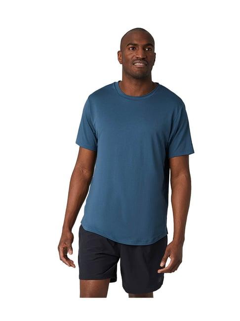 new balance blue short sleeve top