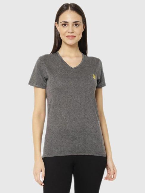 vimal jonney grey regular fit top