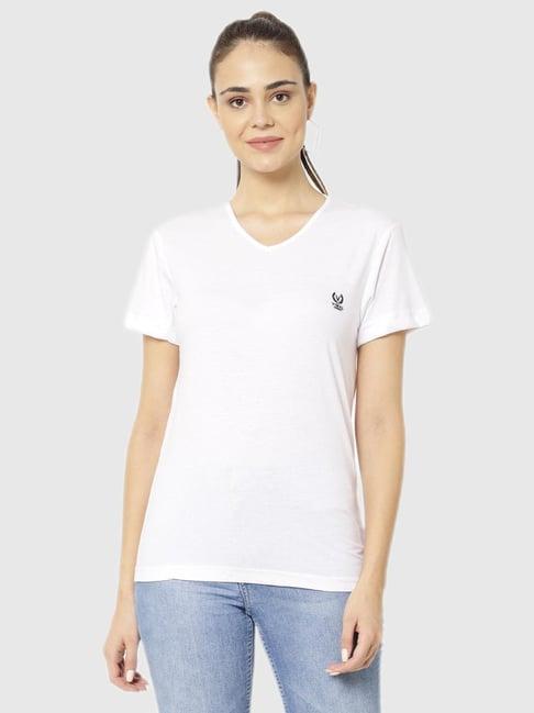 vimal jonney white regular fit top