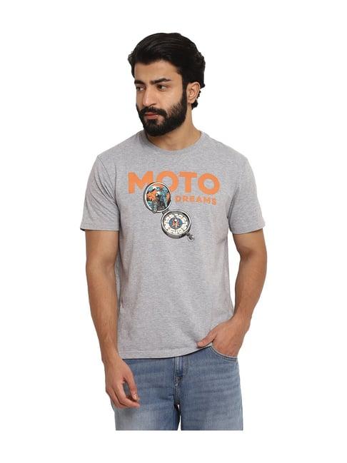 royal enfield grey moto dreams t-shirt