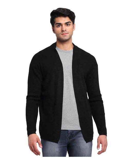 global republic black regular fit shrug