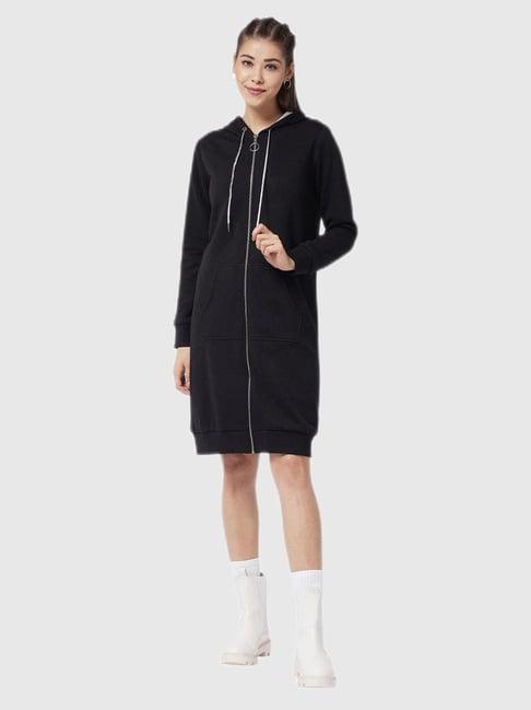 miss chase black relaxed fit dress