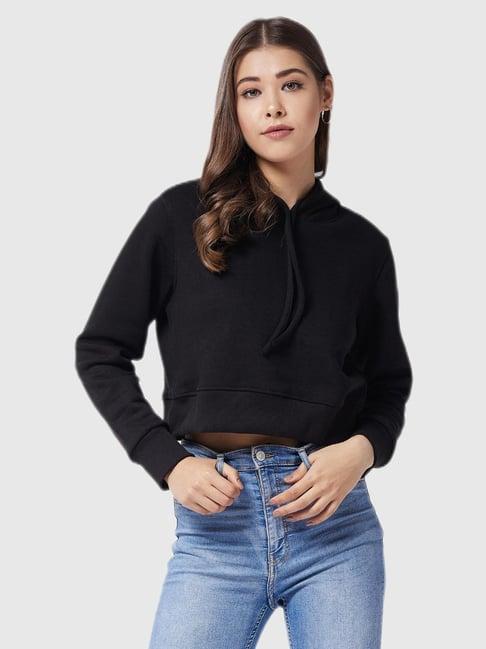 miss chase black boxy fit sweatshirt