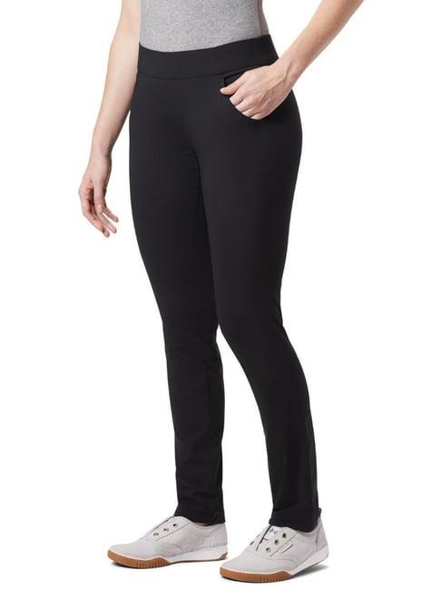 columbia black mid rise pants