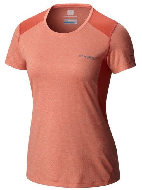 columbia peach regular fit top