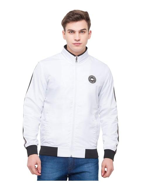 being human white regular fit jacket