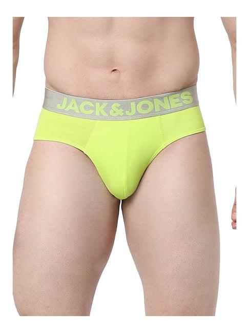 jack & jones lime green regular fit briefs