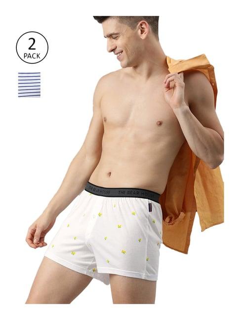 the bear house white boxers - pack of 2