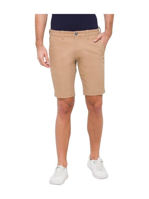 giordano khaki cotton bermuda shorts