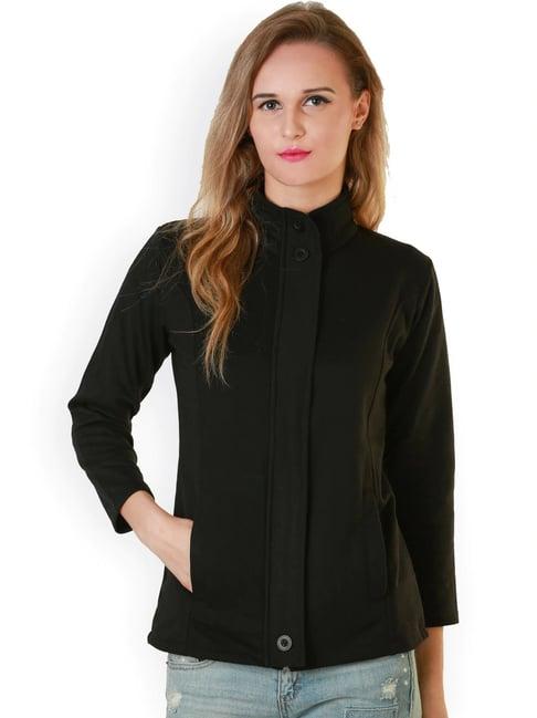 belle fille black regular fit jacket