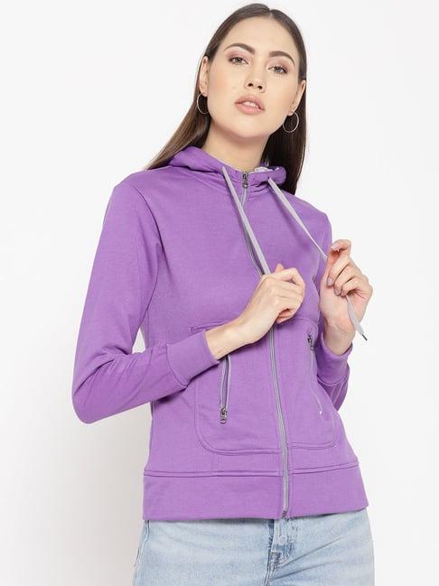 belle fille violet regular fit jacket