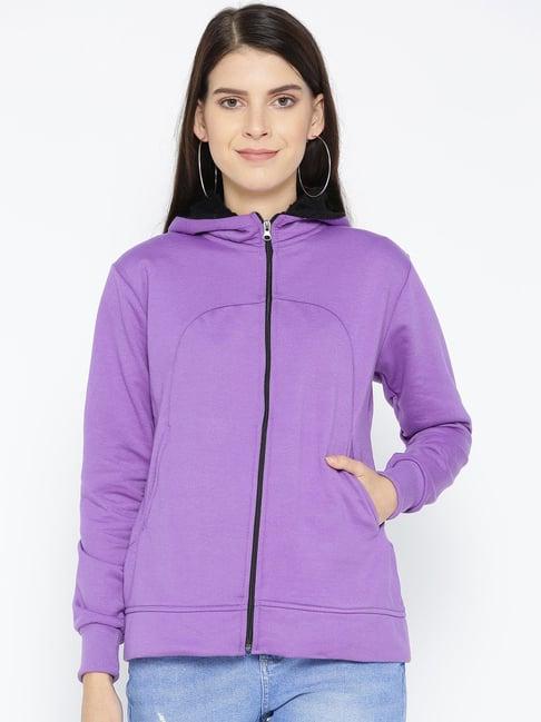 belle fille violet regular fit jacket