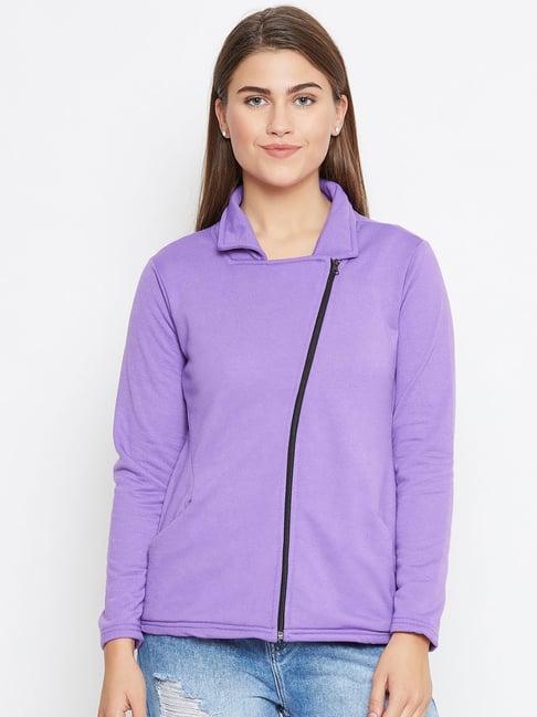 belle fille violet regular fit jacket