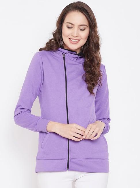 belle fille violet regular fit jacket