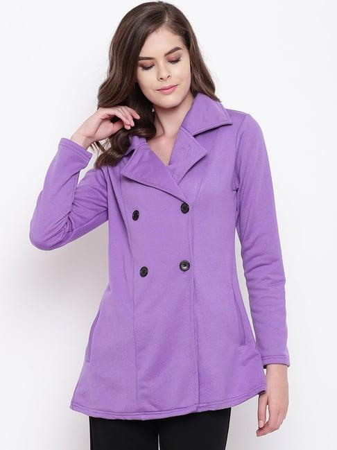 belle fille violet regular fit jacket