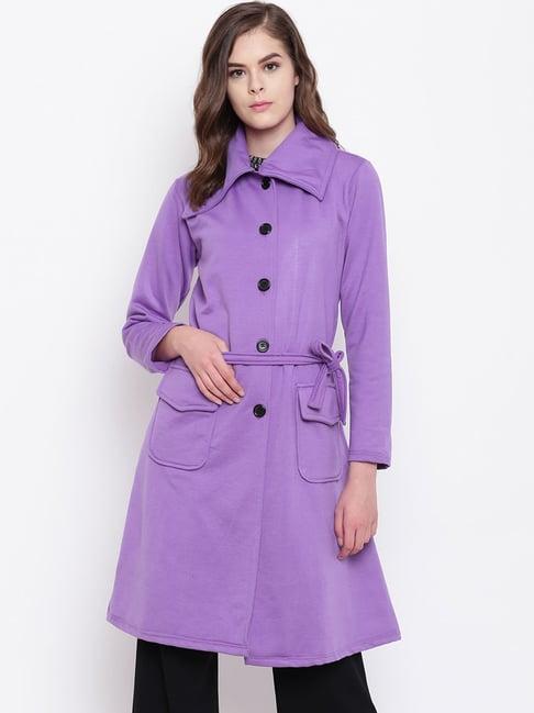 belle fille violet regular fit jacket