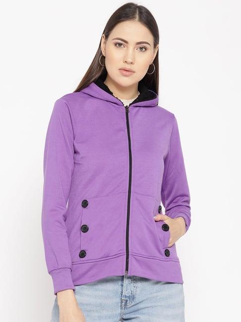 belle fille violet regular fit jacket