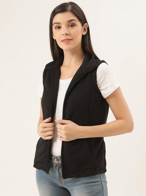 belle fille black regular fit jacket