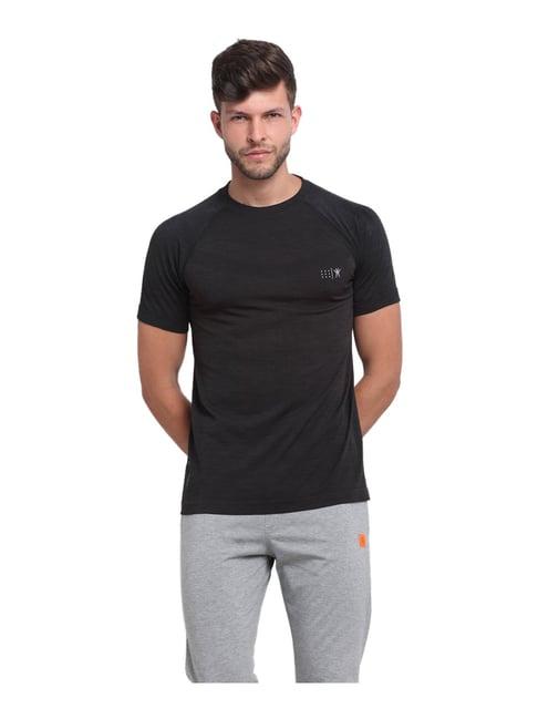 venitian- forbidden clothing black round neck t-shirt