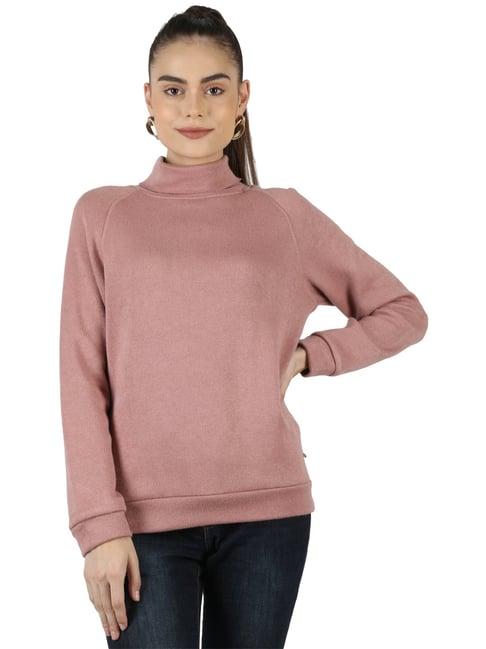 monte carlo pink regular fit sweater