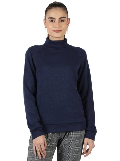 monte carlo navy regular fit sweater