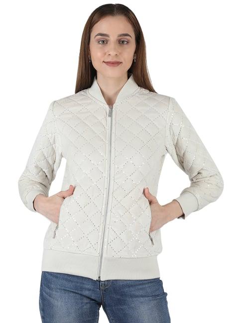 monte carlo white embellished jacket