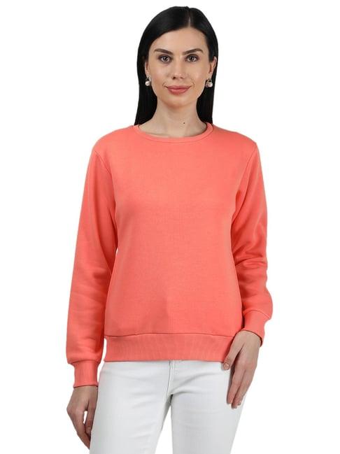 monte carlo coral regular fit sweatshirt