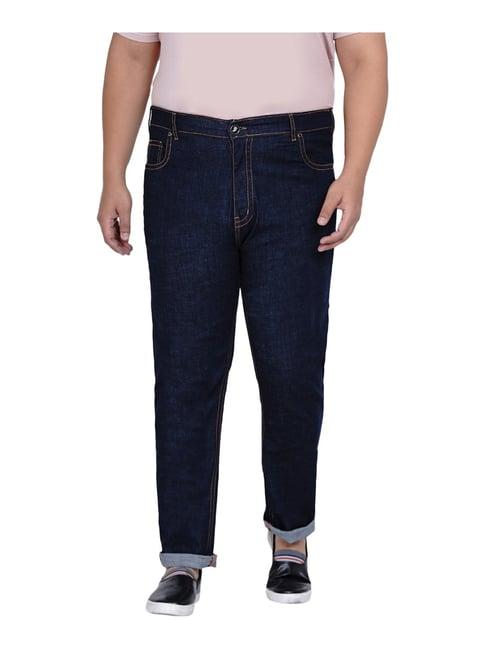 john pride navy plus size jeans