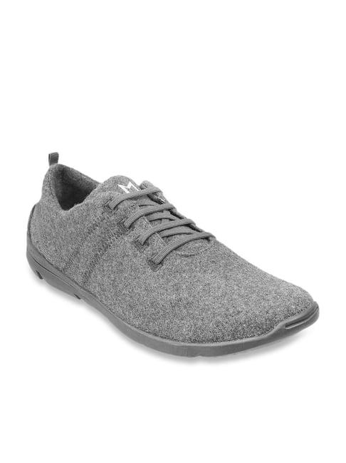 metro men's grey casual sneakers