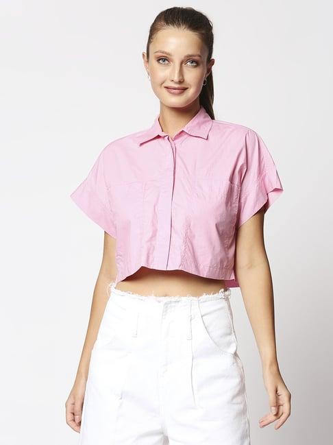 remanika pink pure cotton shirt