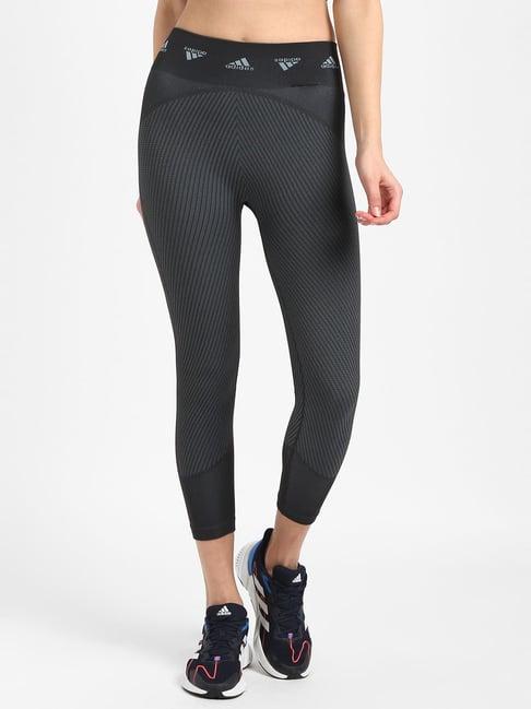 adidas grey self design ak brnd 7/8 tights