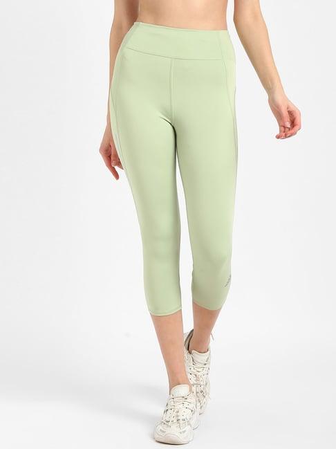 adidas green fitted hwd tights