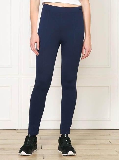 van heusen navy mid rise tights