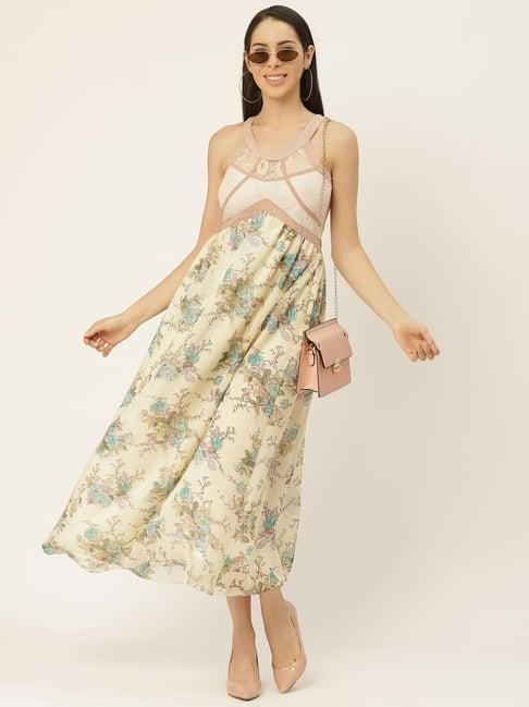 belle fille multicolor floral print dress