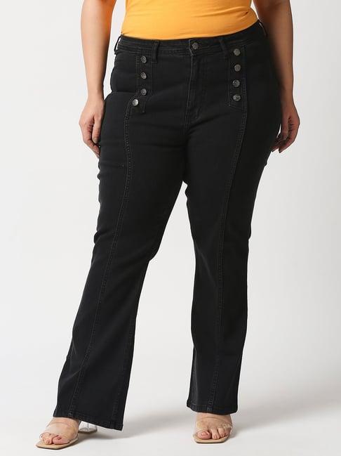 high star black bootcut jeans