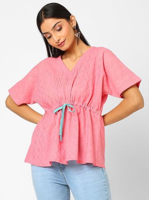 kami kubi pink printed top