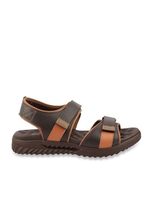 medifeet men's brown floater sandals