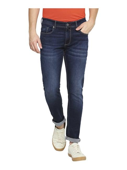 basics navy skinny fit jeans