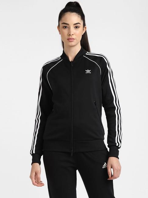 adidas originals black sst pb striped jacket