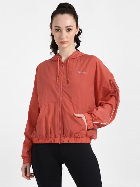 reebok red te piping wvn training jacket