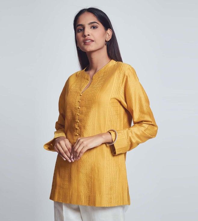 sheetal batra ifra festive mustard kurta