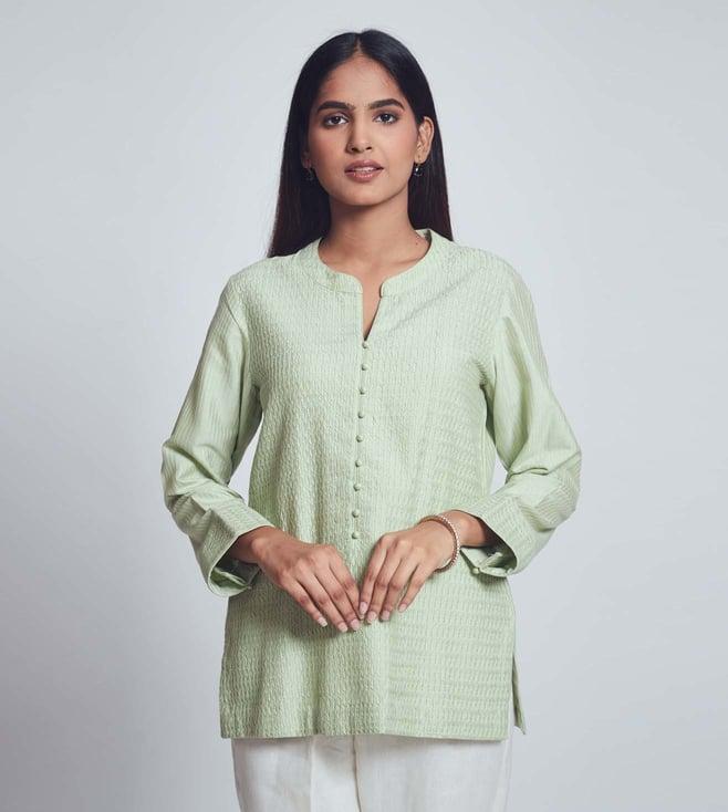 sheetal batra isah pistachio green kurta